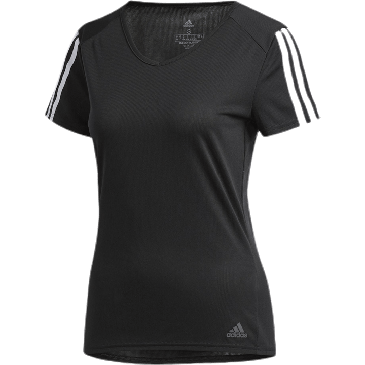 Run 3S Tee W White/Black