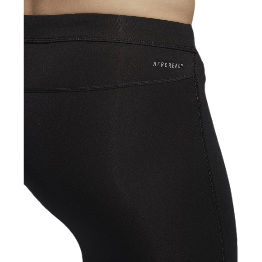 Collant Adidas Run It 3 bandes pour homme, noir/blanc