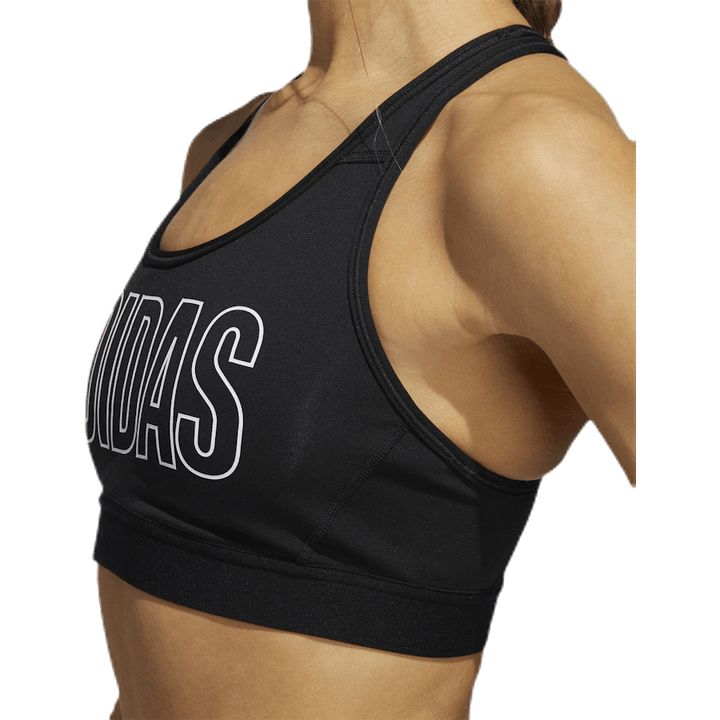 Dont Rest Alphaskin Sport Branded Bra Black / White