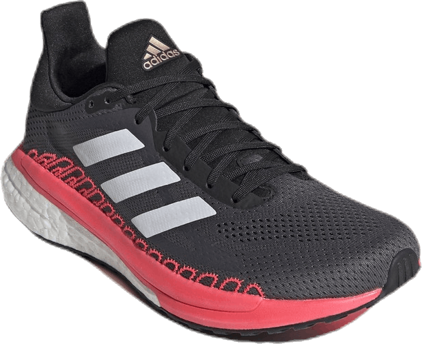 SolarGlide 3 ST Shoes Grey Five / Crystal White / Signal Pink / Coral