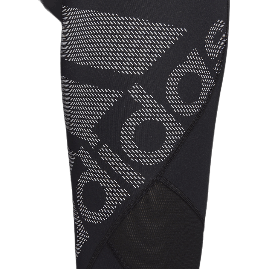 Collant Alphaskin Stripe LG Blanc/Noir