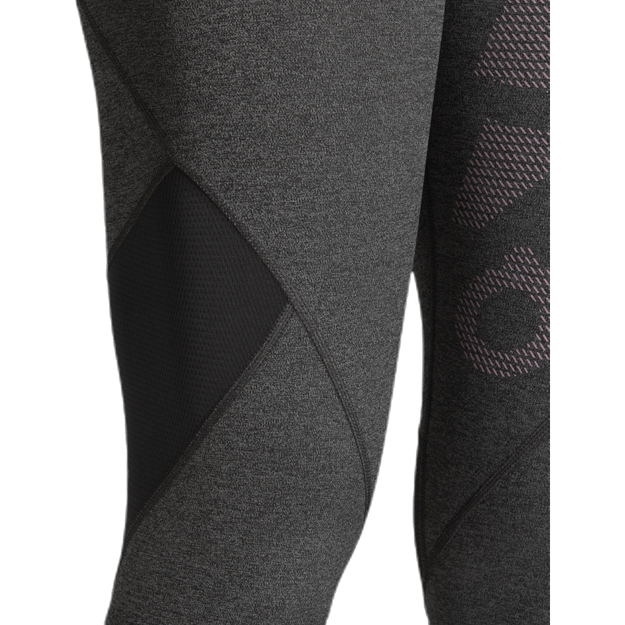 Alphaskin Športové dlhé pančuchové nohavice Graphic Pink/Grey