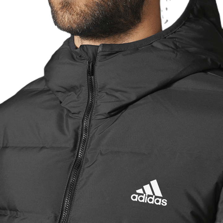 Helionic Down Hooded Jacket Black