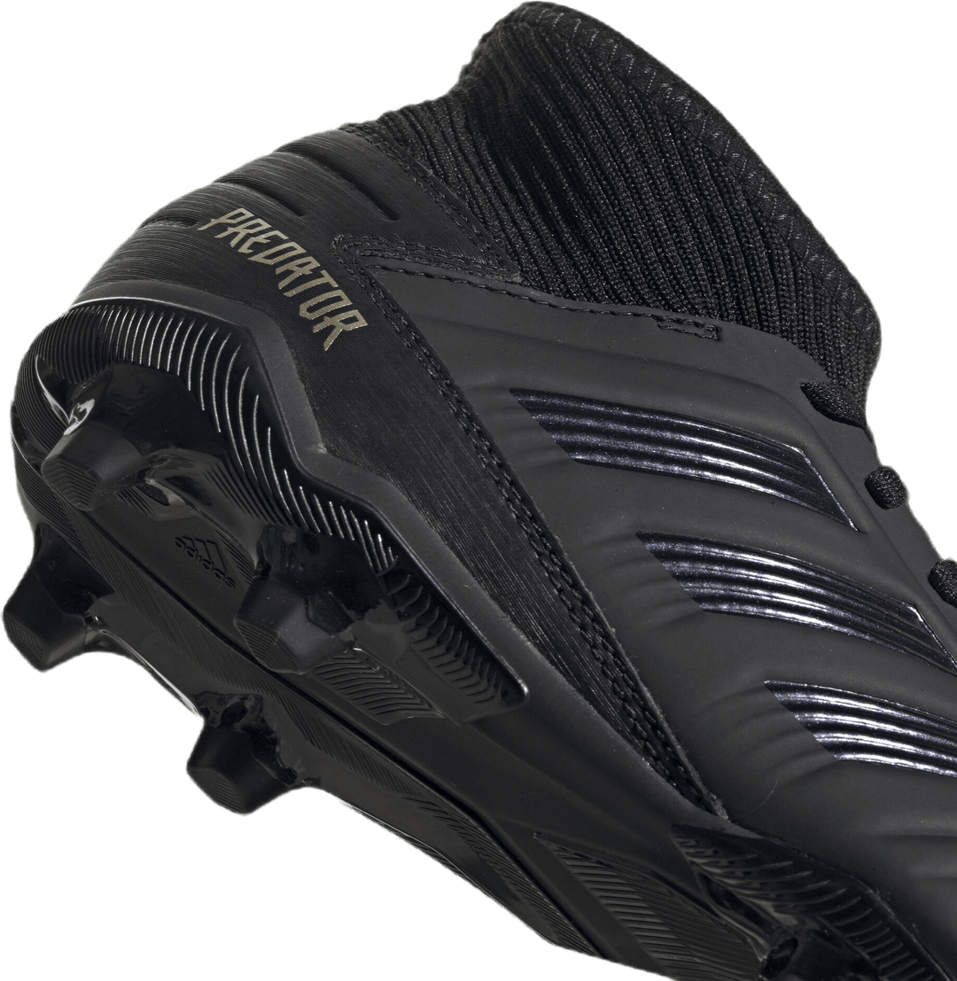 Predator 19.3 Firm Ground Boots Core Black / Core Black / Gold Met.