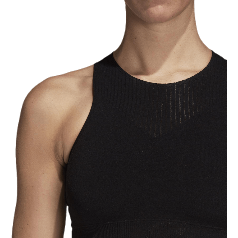 Crop en tricot noir