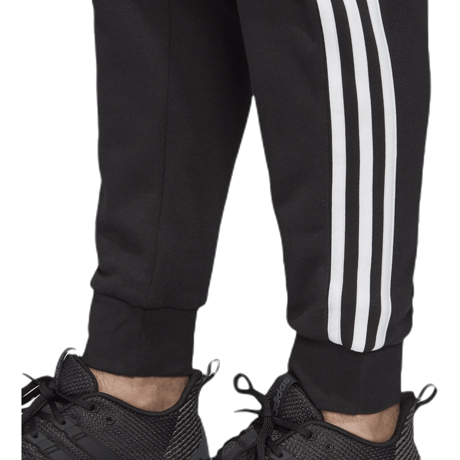 Essentials 3 Stripes Tapered Pant Ft Cuffed Black / White