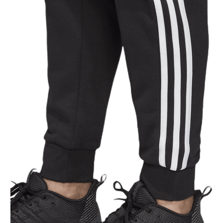 Essentials 3 Stripes Tapered Pant Ft Cuffed Black / White