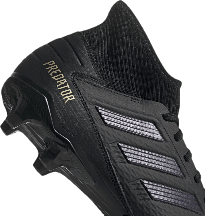 Predator 19.3 Firm Ground Boots Core Black / Core Black / Gold Met.