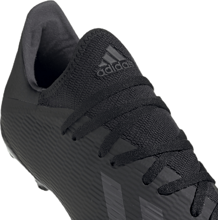X 19.3 Firm Ground Boots Core Black / Utility Black / Silver Met.