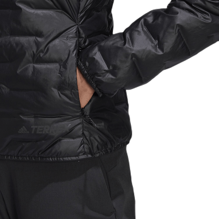 Terrex Lite Down Hooded Jacket Black