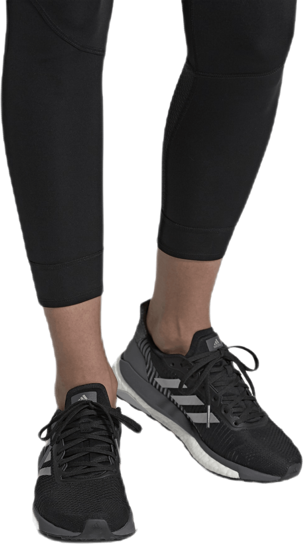 SolarGlide ST 19 Shoes Core Black / Silver Met. / Grey Five