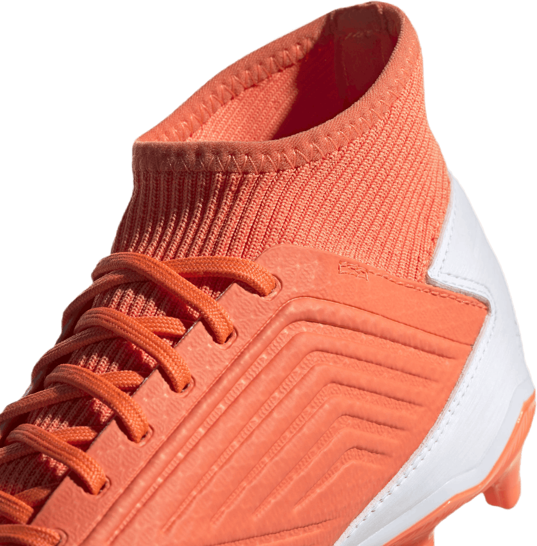 Predator 19.3 Firm Ground Boots Hi-Res Coral / Cloud White / Glow Pink