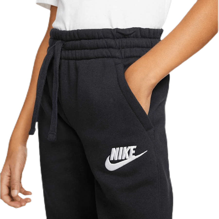 Sportswear Club Fleece Big Kids' Pants BLACK/BLACK/WHITE