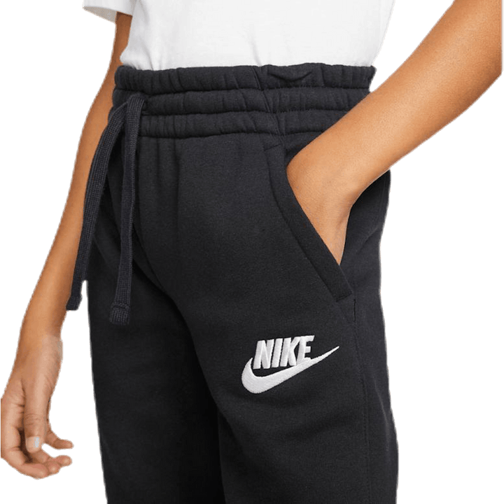 Sportswear Club Fleece Big Kids' Pants BLACK/BLACK/WHITE