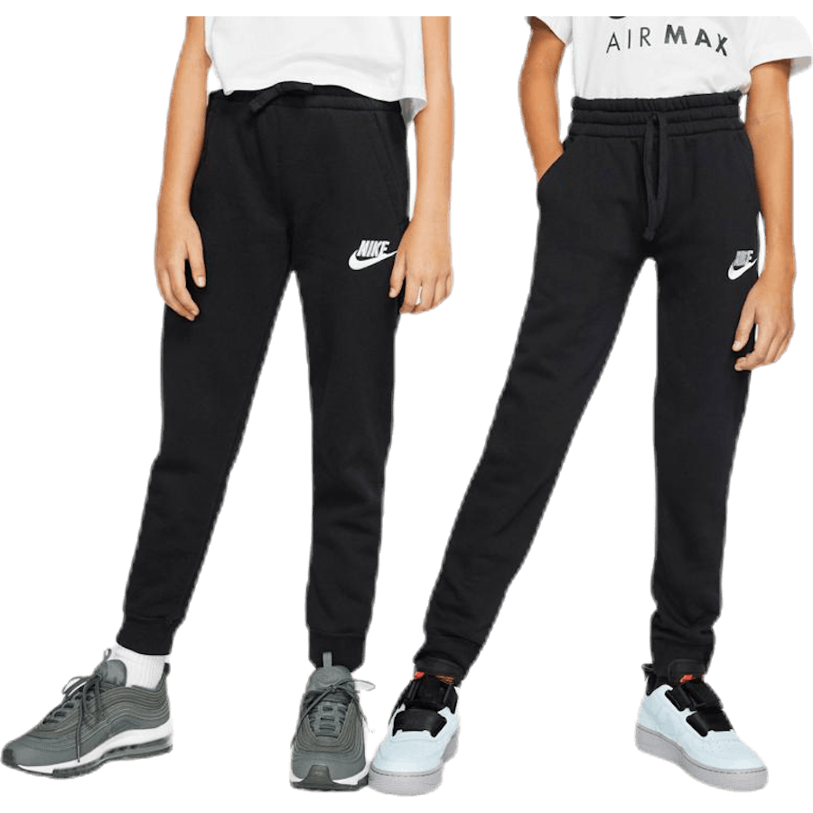 Sportswear Club Fleece Big Kids' Pants BLACK/BLACK/WHITE