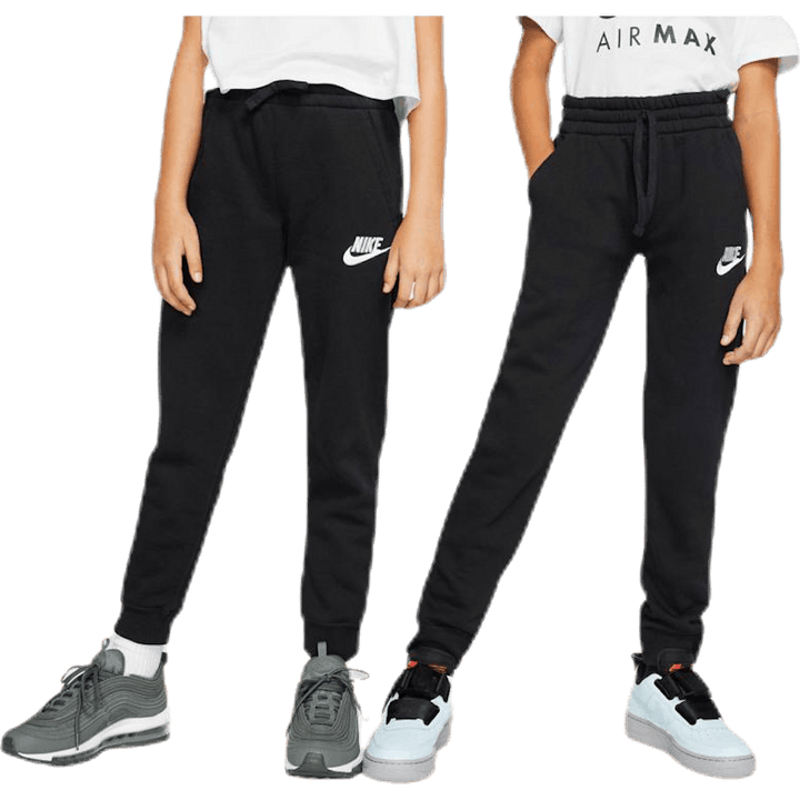Sportswear Club Fleece Big Kids' Pants BLACK/BLACK/WHITE
