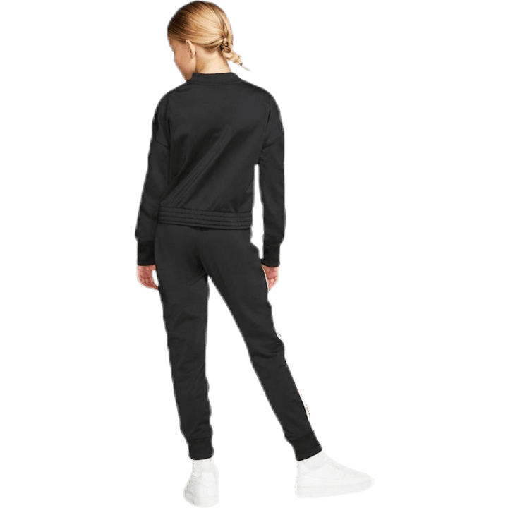 Girls Tricot Essential Tracksuit Black
