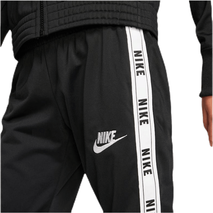 Girls Tricot Essential Tracksuit Black