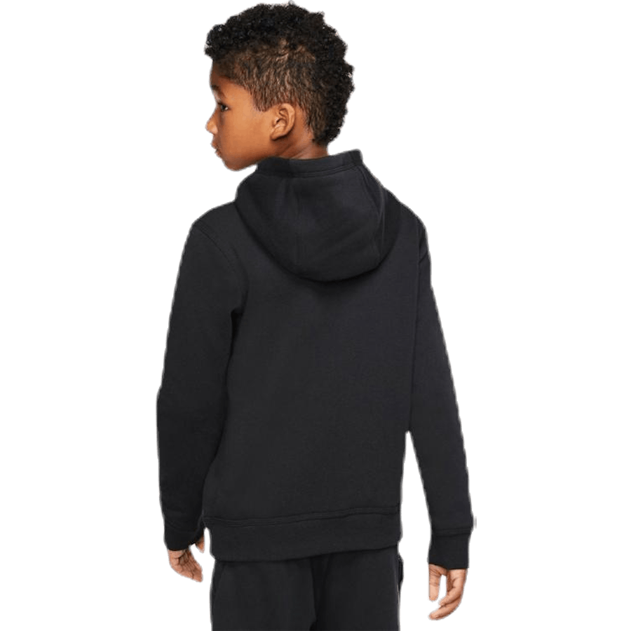 Sportswear Club Big Kids' Pullover Hoodie BLACK/WHITE