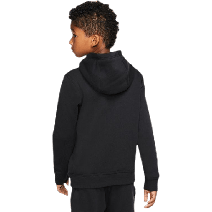Sportswear Club Big Kids' Pullover Hoodie BLACK/WHITE