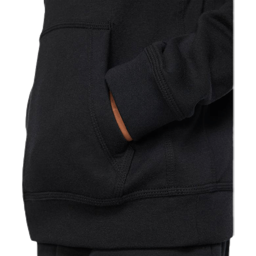 Sportswear Club Big Kids' Pullover Hoodie BLACK/WHITE