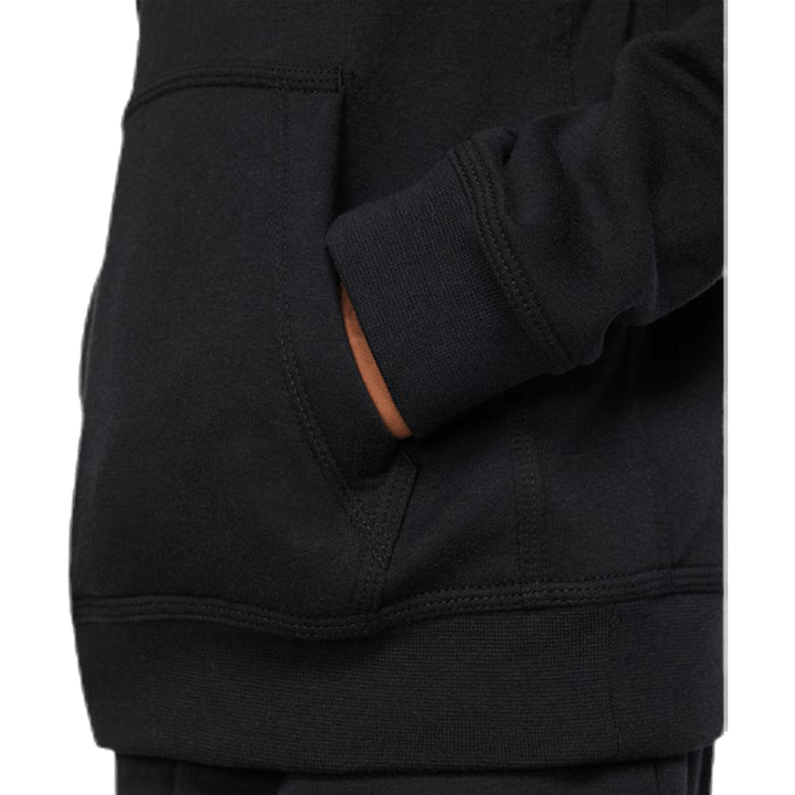 Sportswear Club Big Kids' Pullover Hoodie BLACK/WHITE