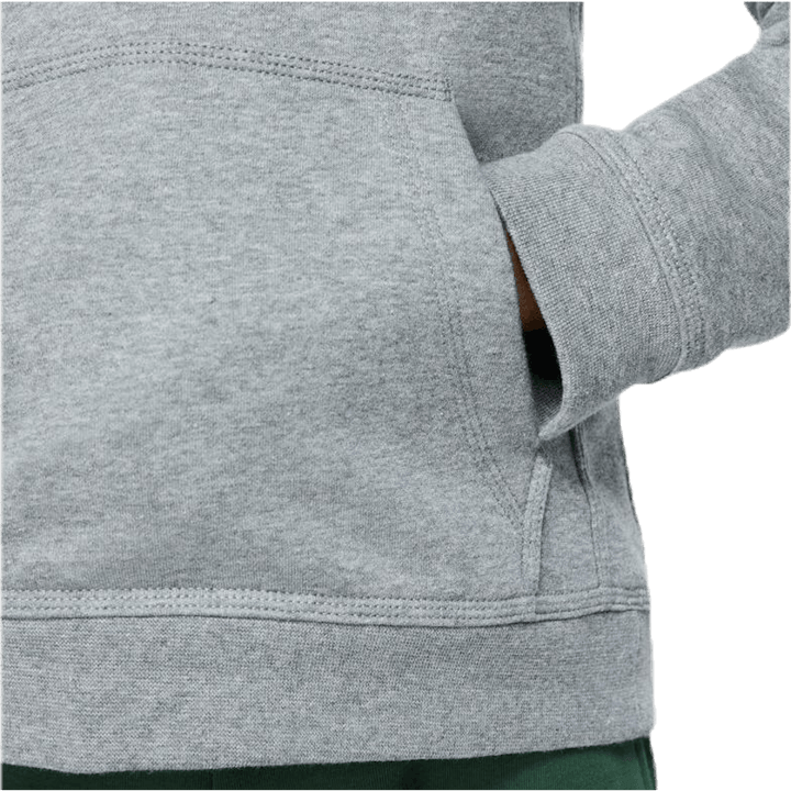 Sportswear Club Big Kids' Pullover Hoodie CARBON HEATHER/WHITE