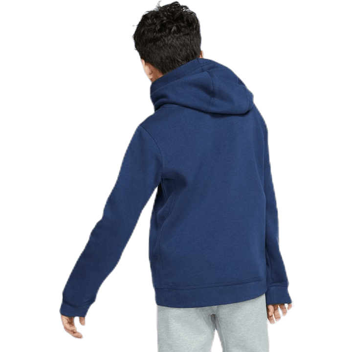 Sportswear Club Big Kids' Pullover Hoodie MIDNIGHT NAVY/WHITE
