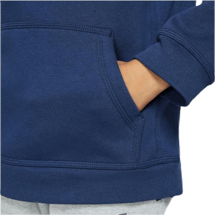 Sportswear Club Big Kids' Pullover Hoodie MIDNIGHT NAVY/WHITE