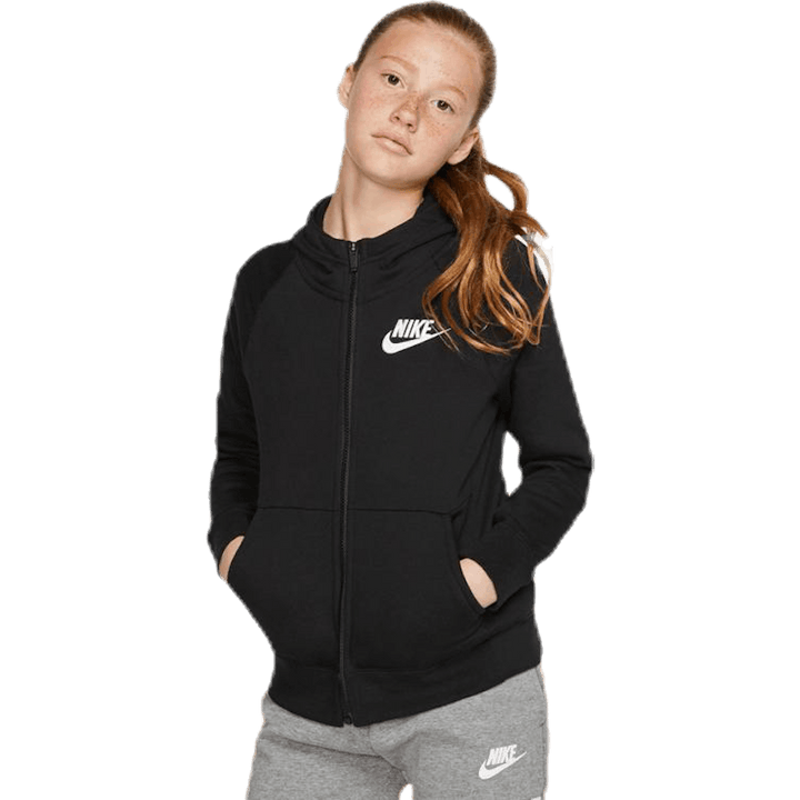 PE Zip Hoodie Junior Black