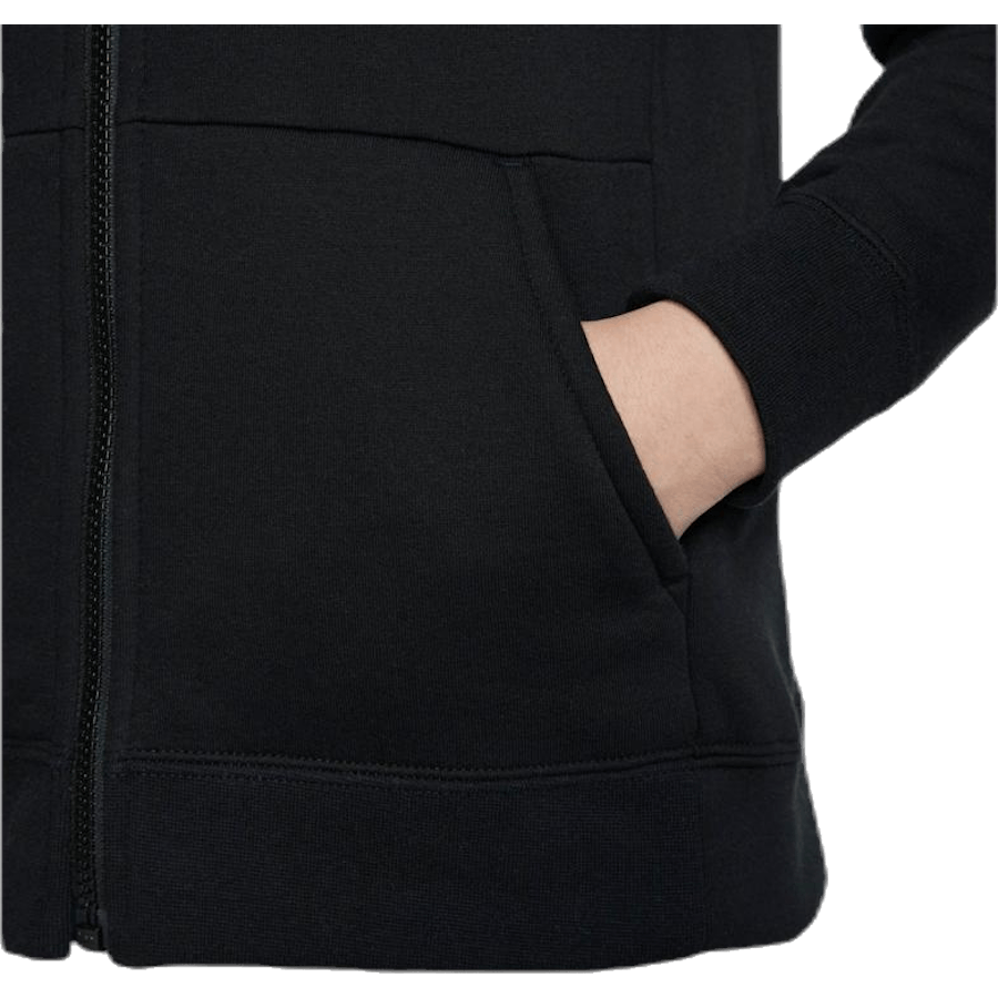 PE Zip Hoodie Junior Black