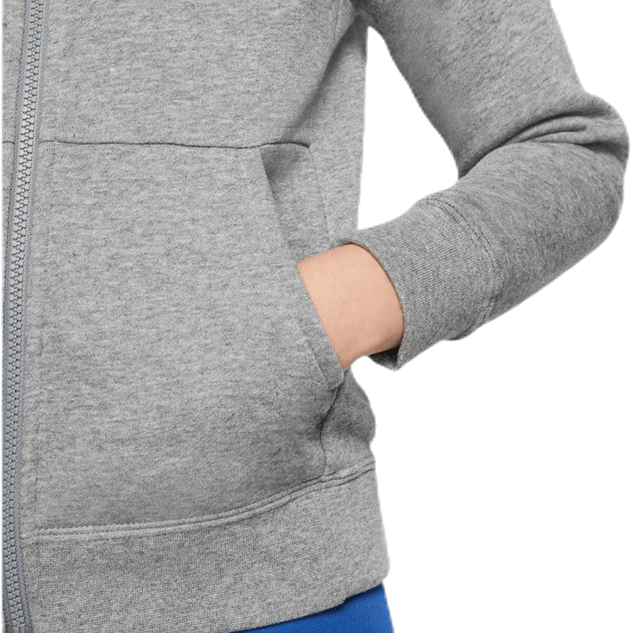 PE Zip Hoodie Junior Grey