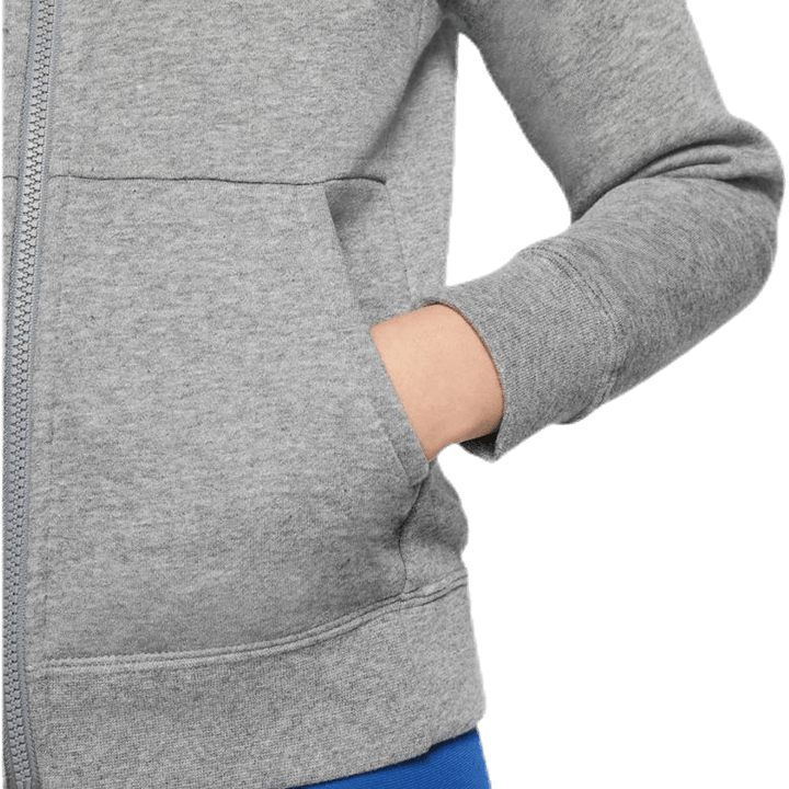 PE Zip Hoodie Junior Grey