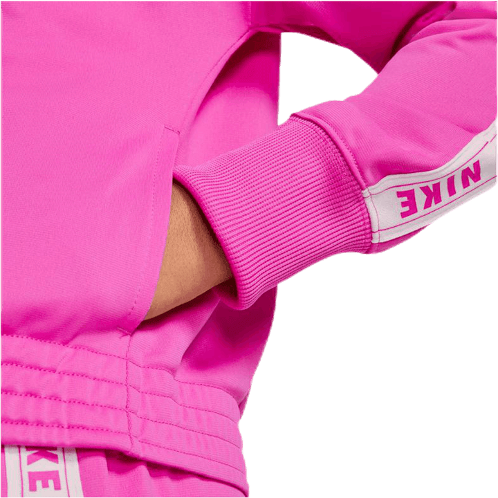 Girls Tricot Essential Tracksuit Pink