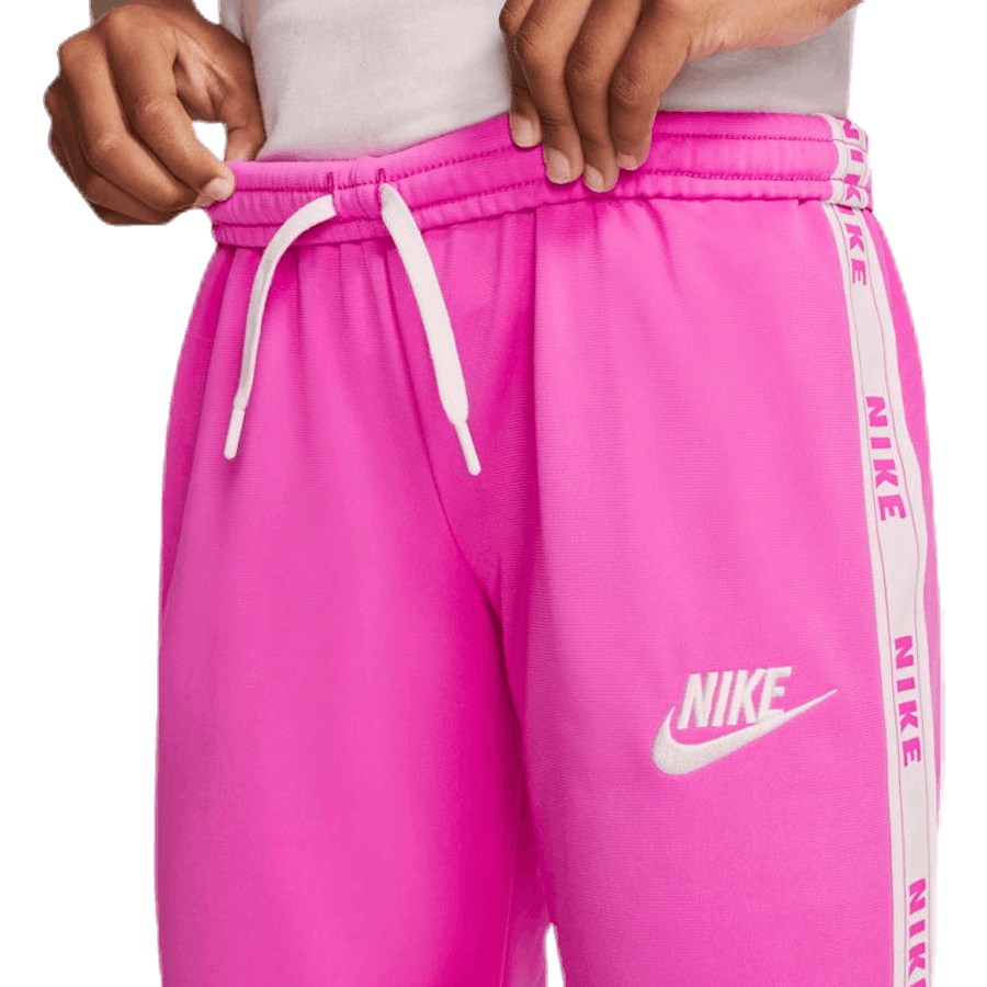 Girls Tricot Essential Tracksuit Pink