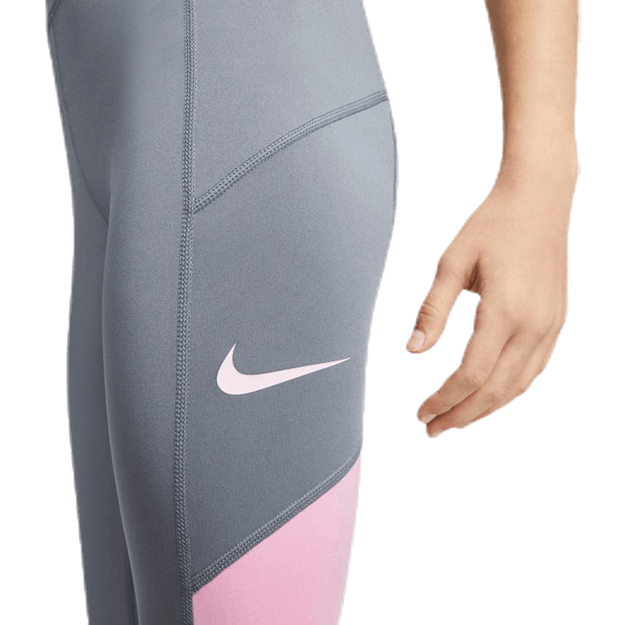 Girls Trophy Tight Pink/Grey