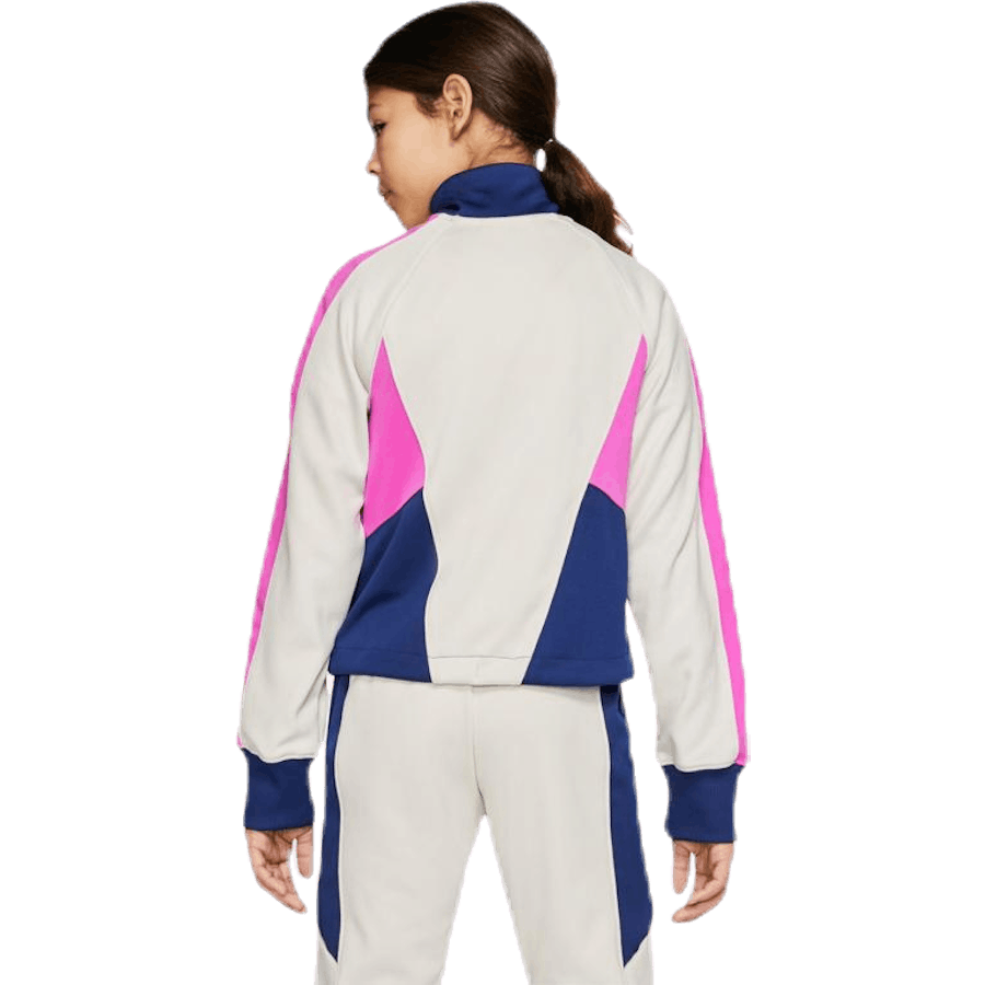 Heritage Front Zip Junior Pink/White