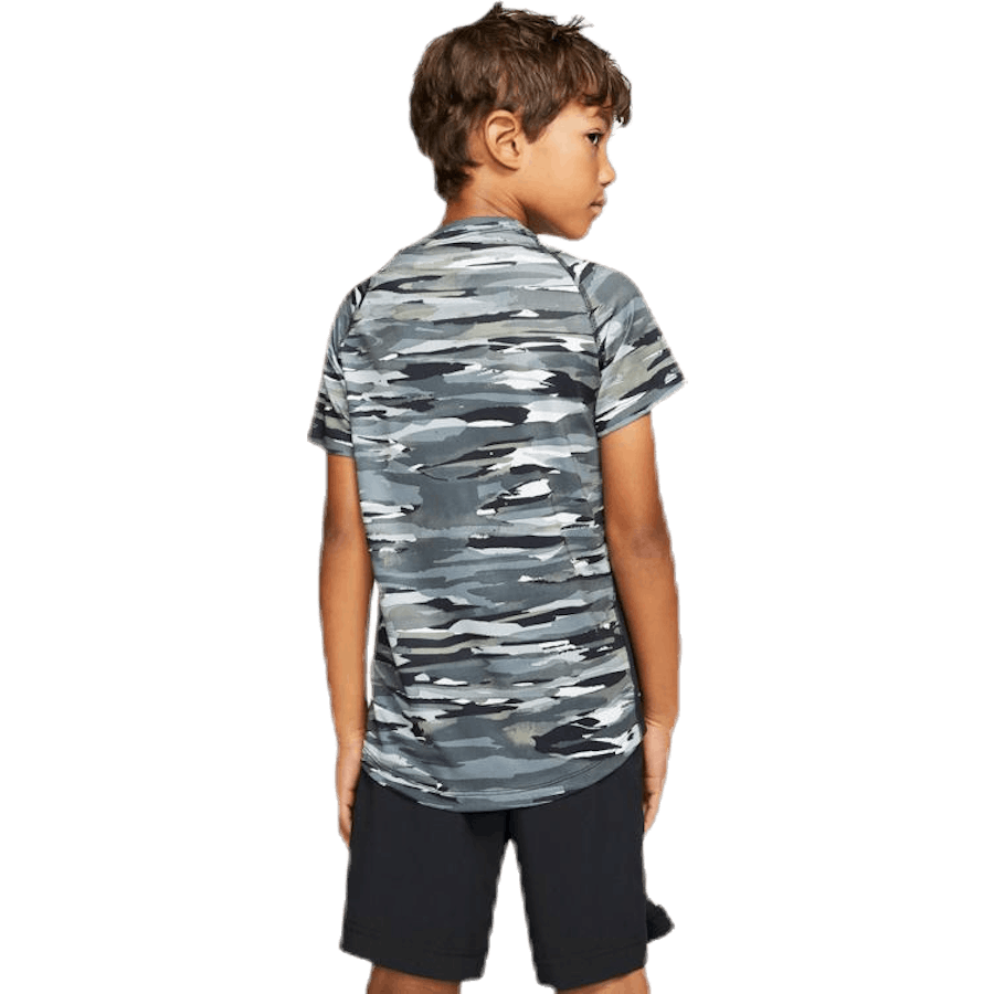 Junior Pro Fitted Camo Black