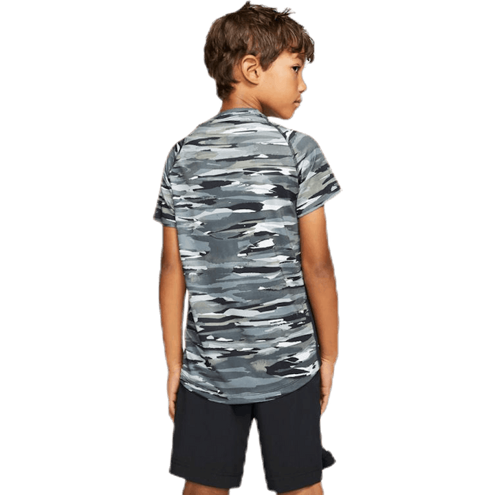 Junior Pro Fitted Camo Black