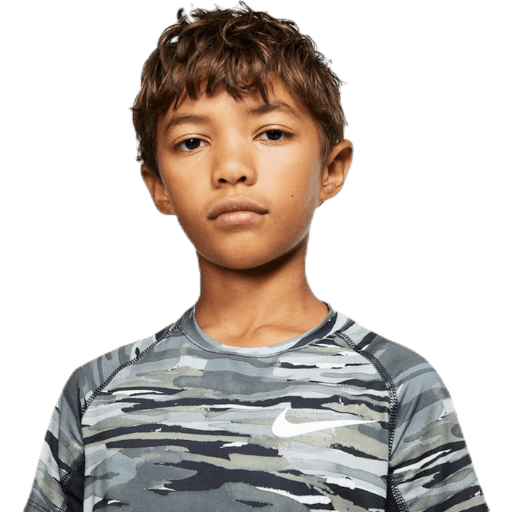 Junior Pro Fitted Camo Black