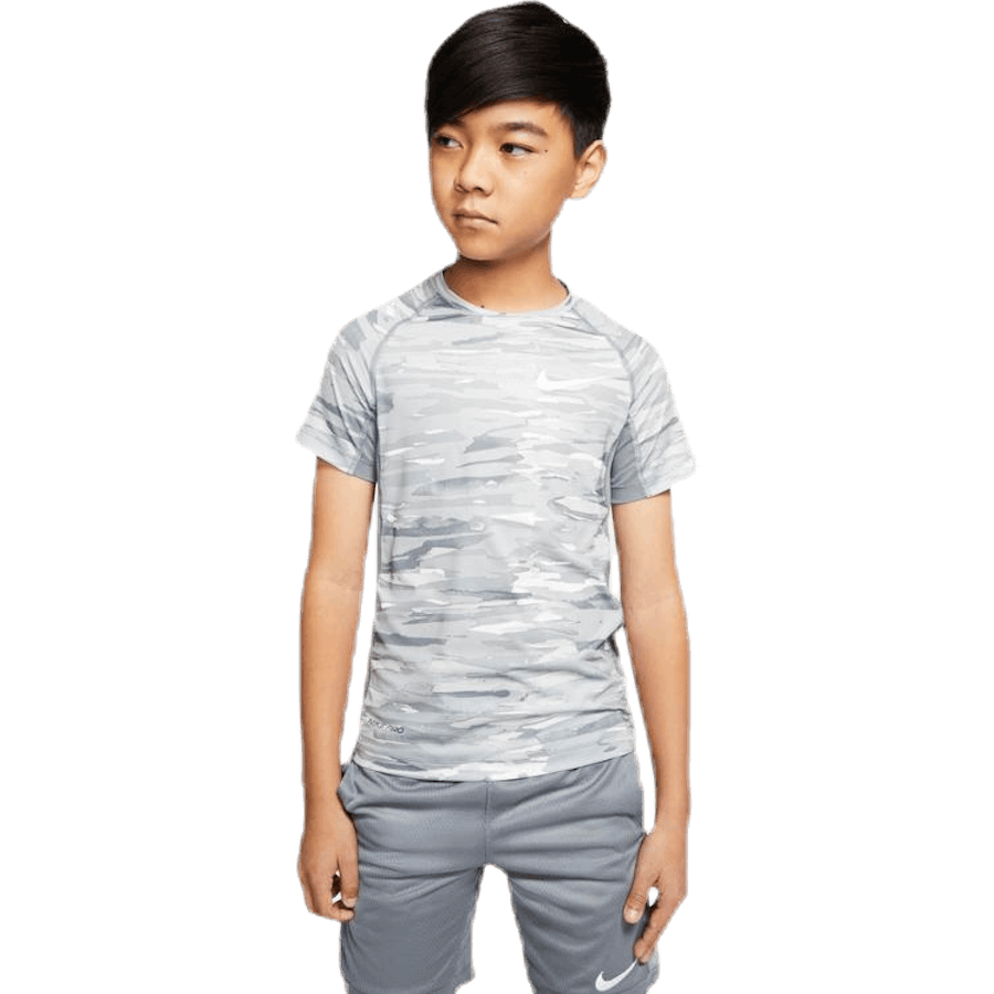 Junior Pro Fitted Camo Gris