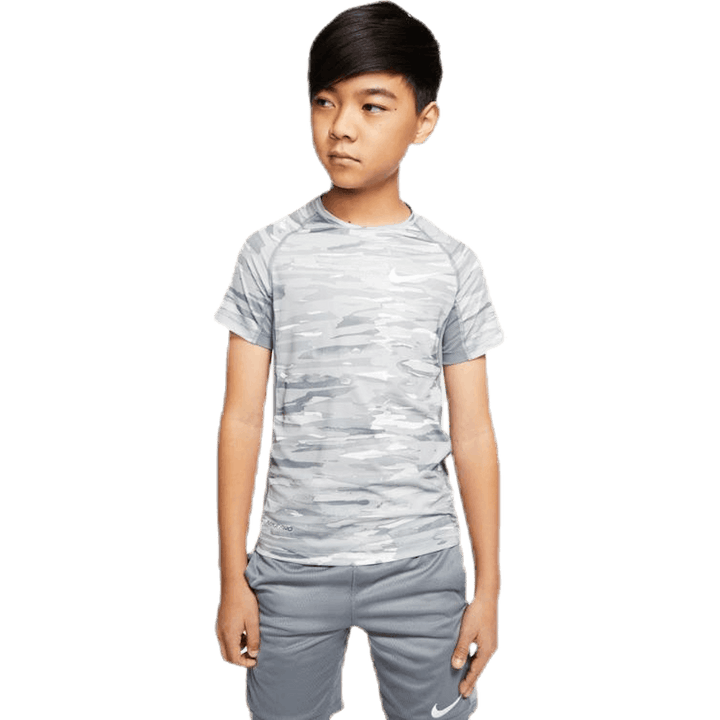 Junior Pro Fitted Camo Gris
