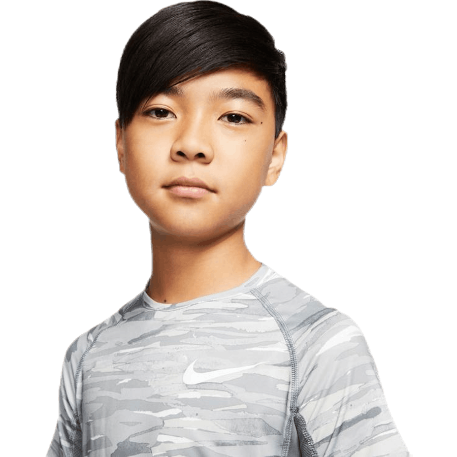 Junior Pro Fitted Camo Gris