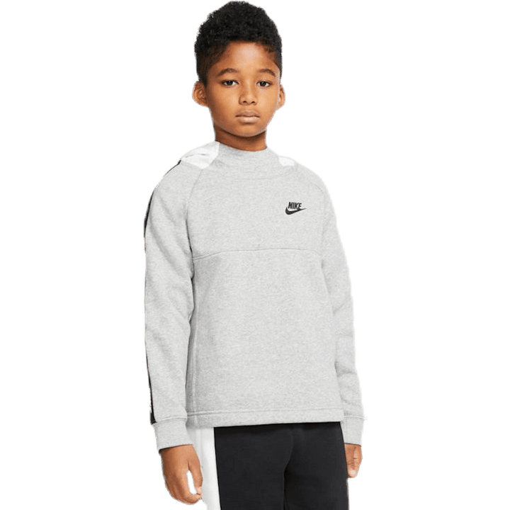 Hybrid 1/2 Zip Fleece Junior White/Black