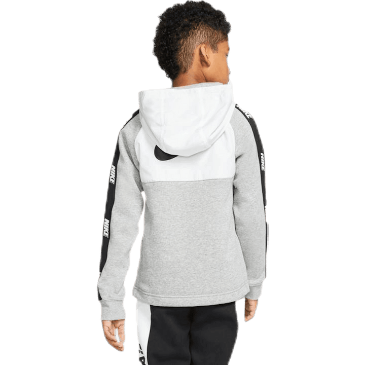 Hybrid 1/2 Zip Fleece Junior White/Black