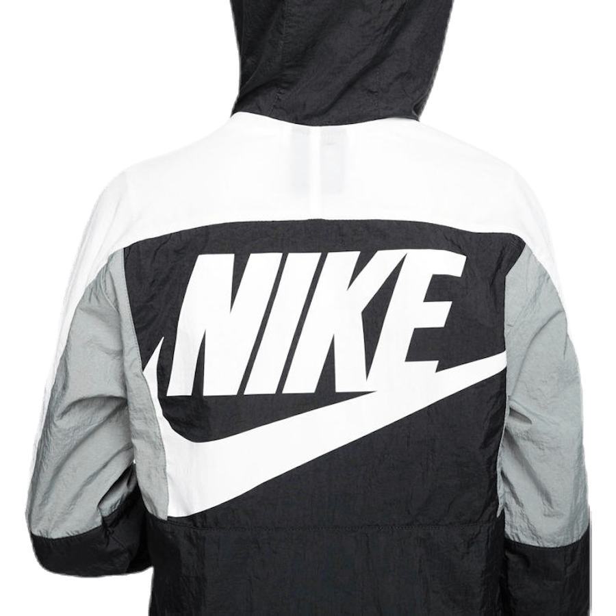 Woven Front Zip Training Junior Black