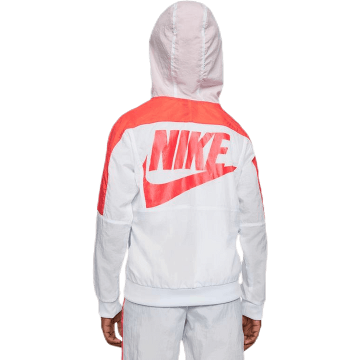 Woven Front Zip Training Junior Grey