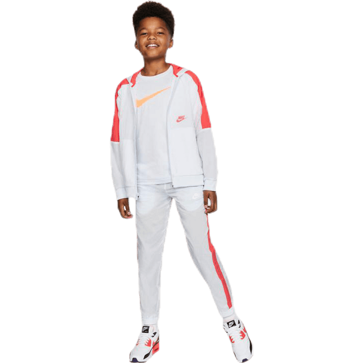 Woven Front Zip Training Junior Grey