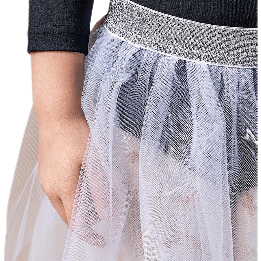 Symone Dance Skirt White