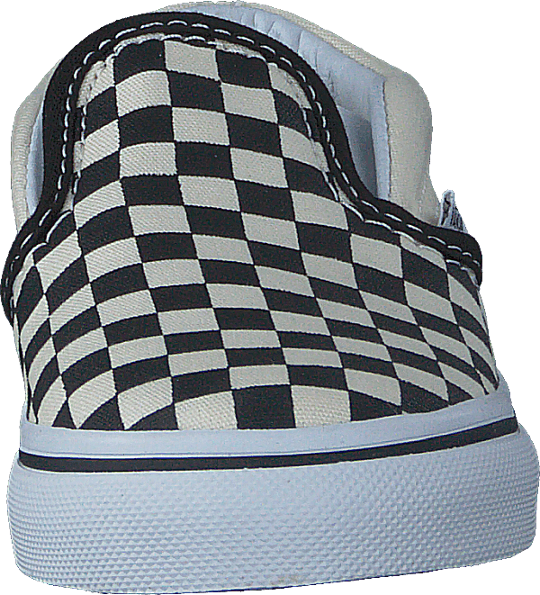 T Classic Slip-On Black And White Checker/White